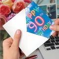 thumbnail image 4 of 1 90th Birthday Card with Envelope - Milestone (Not 3D or Layered) C5651GMBG, 4 of 6