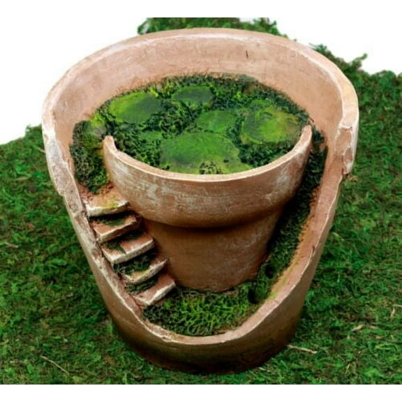 Ebros Fairy Garden Broken Resin Plant Planter