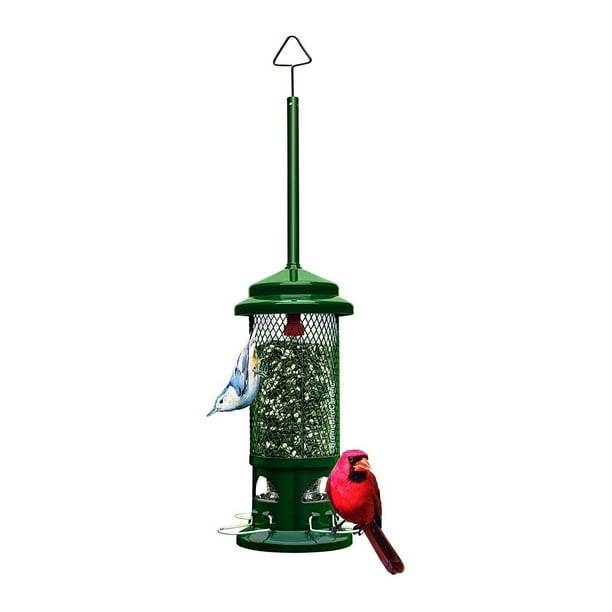 Brome Squirrel Buster Standard Squirrelproof Bird Feeder with 4 Metal Perches, 1.3pound Seed