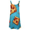 thumbnail image 5 of Fun Pizza Women's Summer Dresses 2025 Beach Casual Sleeveless Floral Print Tank Loose Sundress, 5 of 8
