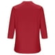 thumbnail image 5 of Blusa Awdenio de manga larga para mujer, de verano, con cuello en V, manga larga, suelta, con botones, de algodón y lino., 5 of 7