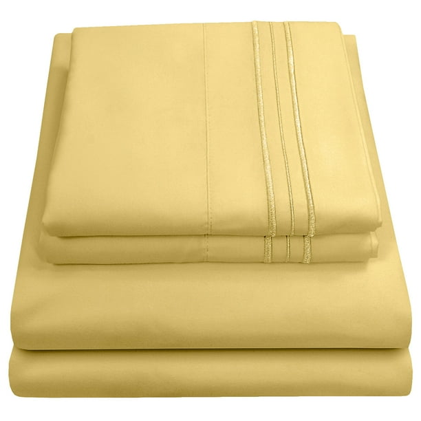 Sweet Home Collection 1500 Series Bed Sheets Extra Soft Microfiber Deep Pocket Sheet Set