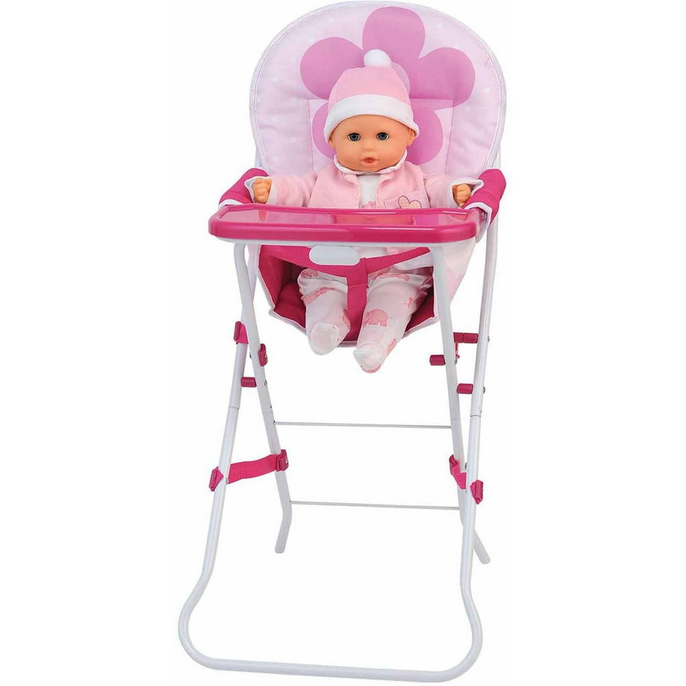 Dimian Baby Doll High Chair Set, 8 pieces - Walmart.com - Walmart.com