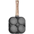 thumbnail image 6 of Reheyre Easy to Clean Rustproof Frying Pan - Anti-rust - Wear-resistant - Four-well Egg Breakfast Pan - for Kitchen, 6 of 8
