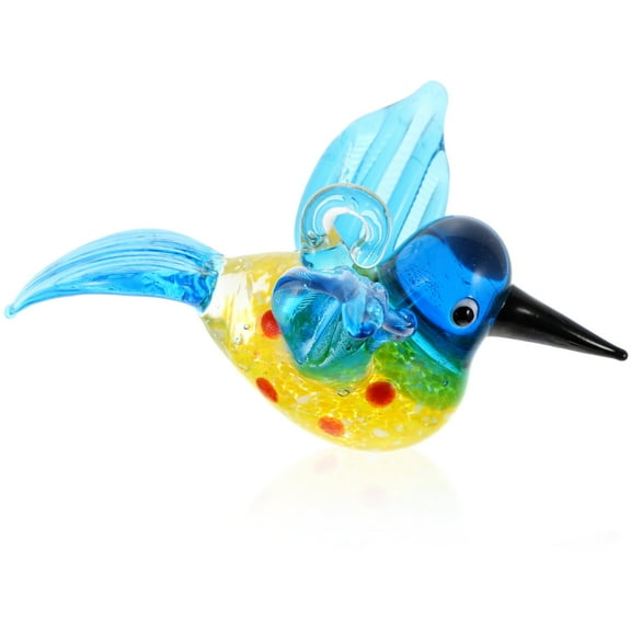 Glass Bird Ornament Small Craft Crystals Decor Tabletop Home Decorations Paperweight