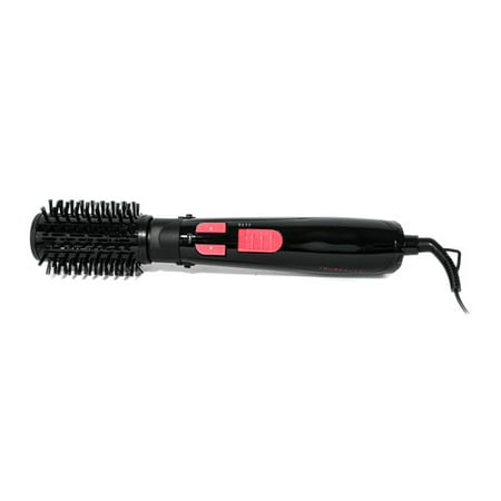 Tru Beauty Rotating Hot Air Brush - Black/Coral (Best Rotating Brush Hair Dryer)