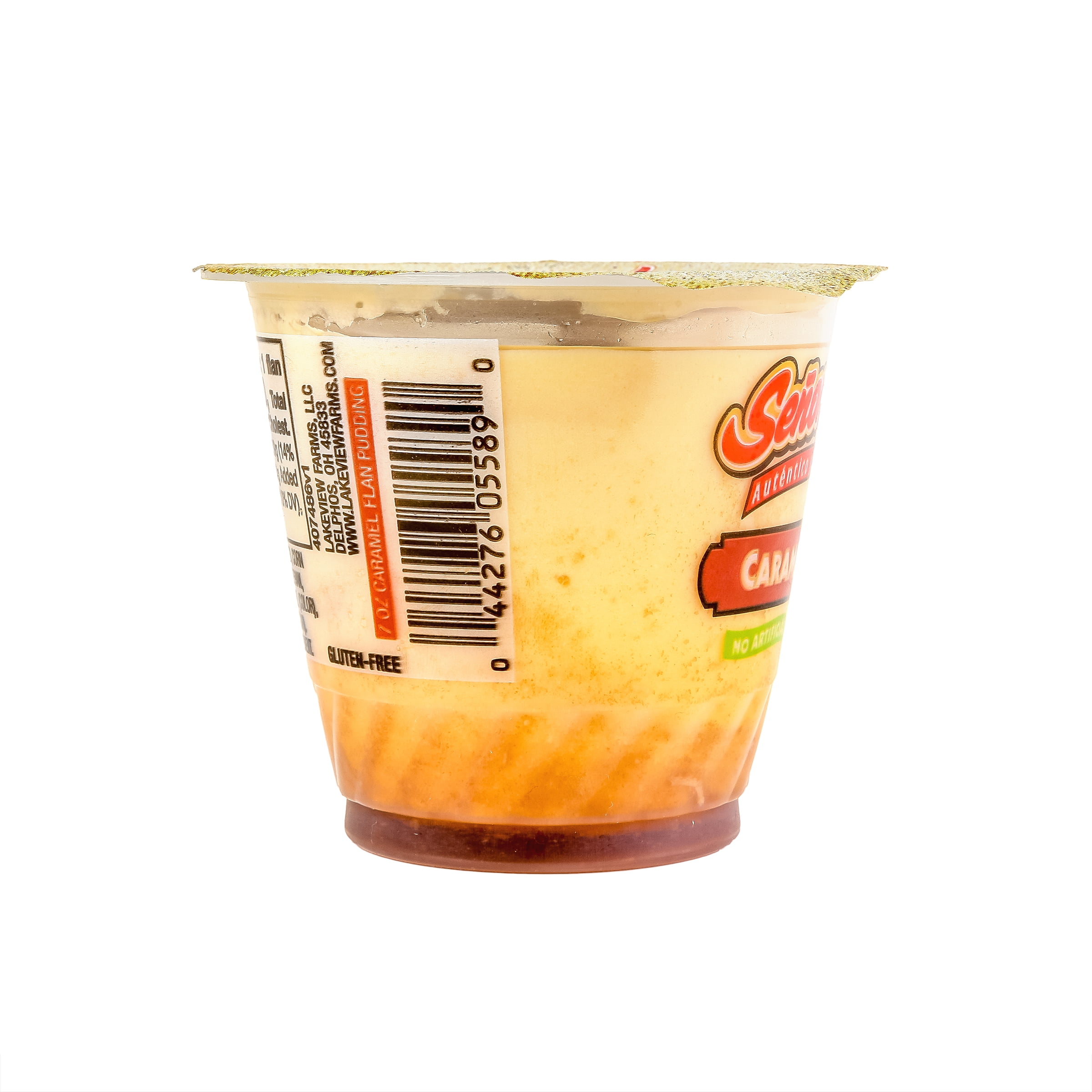 Senor Rico Caramel Flan, 7oz Cup, Refrigerated, Gluten-Free