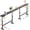 78-106 Inch BLACK, variant on Narrow Console Table Behind Couch 106-157 Inch Adjustable Length, 23-31 Inch Adjustable Height Sofa Table with 2 Power Outlets Entryway Hallway Bedroom Living Room Foyer Classic