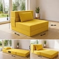 thumbnail image 4 of Sofá Cama Plegable Nube DR JOOHN Individual Amarillo, 4 of 8