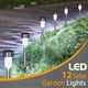 thumbnail image 2 of Injueey Luces solares LED para exteriores, lámparas solares para césped, alumbrado público, Luminaria para decoración de jardín, luces de camino con Iluminación y accesorios luz blanca Injueey JJ12528-01B, 2 of 6