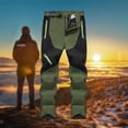 thumbnail image 4 of Pantalones de senderismo para hombre, transpirables, impermeables, a prueba de viento, largos, para bicicleta de montaña, para hombres y adultos L Colcomx  Los hombres pantalones de senderismo, 4 of 8