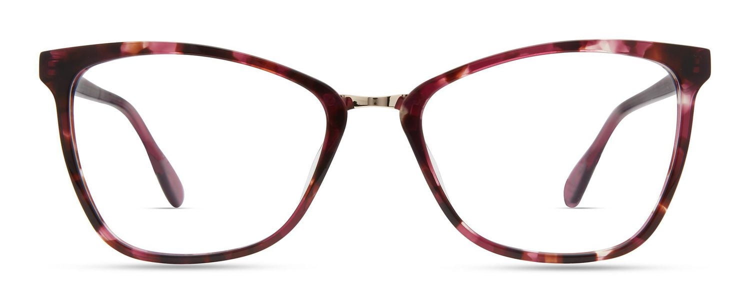 Rachel Zoe Womens Prescription Eyeglasses, Harlow, Pink Tortoise, 54-18-140