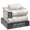 Classic Bliss-01, variant on RUVANTI 100% Cotton Sheets Queen Size Bed Set – 300 Thread Count Silky Soft Sateen Weave, Cooling, Lightweight & Breathable, 16" Deep Pocket, Durable & Luxury Satin-Like, 4 Piece, Pastel Hit