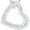 Silver, variant on APSVO 14K White Gold Plated Love Heart Initial Necklaces for Women Mom Wife CZ S925 Sterling Silver Letter A Necklace Pendant Easter Basket Stuffer Birthday Mother's Day Jewelry Gifts for Her