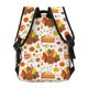 thumbnail image 4 of Disketp Thanksgiving With Turkey Mochila Estampada para Hombre y Mujer – Mochila Ligera Clásica con Múltiples Bolsillos para Universidad, Trabajo y Viajes-One Size, 4 of 5