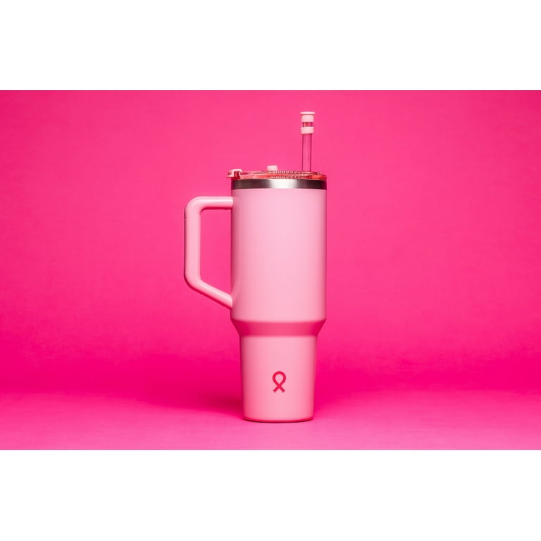 Swiss Tech Insulated Ceramic Tumbler 40 oz Pink Triple Wall