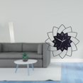 thumbnail image 2 of Lámpara De Pie De Papel Para Sala De Estar Y Reloj De Pared Acrílico Con Forma De Flor, Silencioso, Decorativo Para Dormitorio, Cafetería., 2 of 8