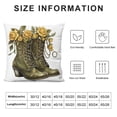 thumbnail image 6 of COMIO  Set of 2 Summer Throw Pillow Covers Outdoor Sunflower Butterfly Green Boots Bicycle Colorful Decorations Home Decor for Garden Couch Sofa Living Room Bedroom, 6 of 6