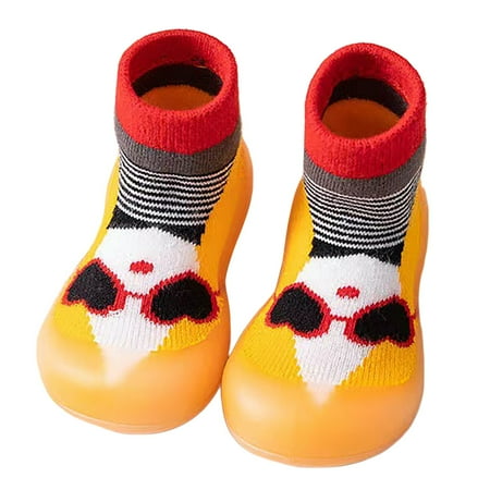 

Eashery Baby Girl Boy Sandals Toddler Prewalker First Walking Shoes Breathable Mesh Walking Shoes Wide Toddler Shoes (Yellow 26)