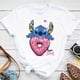 thumbnail image 4 of Camiseta de algodón con dibujos animados divertidos de Lilo y Stitch de Disney Kawaii para niños, camiseta con gráfico de manga linda de Stitch, ropa de calle, camisetas superiores, 4 of 5