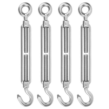 

Hook Eye Turnbuckle Detachable And Reusable Strong Traction Hook Eye Screw With Strong Load-bearing Capacity For Tent Rope For Clothes Line