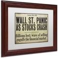 thumbnail image 2 of Trademark Fine Art "Wallstreet" Canvas Art by Color Bakery White Matte, Wood Frame, 2 of 4