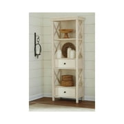 Signature Design by Ashley - Bolanburg Display Cabinet - Casual Style - Antique White