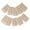 Beige, variant on Women's 3 Rows 2 Hooks Underwear Bra Extender Brassiere Extension Hooks Strap Adapter Light Blue-2 5