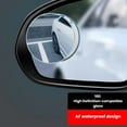 thumbnail image 6 of Blind Spot Rear View Mirror For Car, Motorcycle, SUV & Truck - 2 Pcs Rearview Wide Angle Mirrors - Must Have Automotive Blind Side Mirror For Safe Driving, 6 of 9