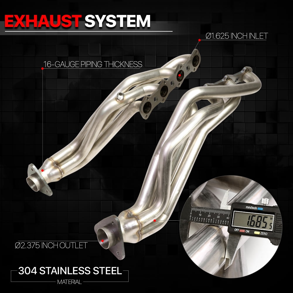 High Performance Stainless Steel Exhaust Header Manifold for Ford F150 5.4L 99-03 Heritage 04 