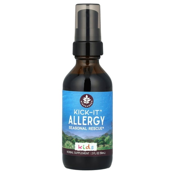 WishGarden Herbs Kids, Kick-It™ Allergy Seasonal Rescue, 2 fl oz (59 ml)