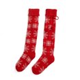 thumbnail image 2 of Guardurnaity 1 par de calcetines largos para niñas, calcetines tejidos de algodón por encima de la rodilla, medias de moda, medias de fiesta, accesorio de Medias Guardurnaity AP014398-00, 2 of 6