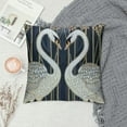 thumbnail image 2 of COMIO  Tapestry Cushion Cover Decorative Sofa Pillowcase Inspired by Walter Crane, The Swan (CCOV-Art-WC-SWAN), 2 of 5