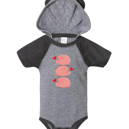 

Inktastic Pig Lover Cute Farm Animals Gift Baby Boy or Baby Girl Bodysuit