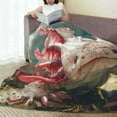 thumbnail image 6 of Fuzoiu Colorful Axolotl Underwater Print Ultra-Soft Micro Fleece Blanket,All Seasons Flannel Throw, Lightweight Blanket for Bed, Sofa, Couch, Movie Night, Camping, and Travel-60"x50", 6 of 7