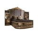 thumbnail image 1 of Luxury European style villa furniture, master room, large backrest bed, master bedroom, solid wood wedding bed, high-end luxury My Lux Decor Round, 1 of 5