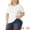 White, variant on Unique Bargains Women Plus Size Tops Basic Round Neck Short Sleeve Knit Tee Blouses White 1X