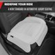 thumbnail image 3 of Fundas para asientos de coche Motor Trend de piel sintética, 2 unidades, color blanco, 3 of 7