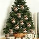 thumbnail image 4 of mfyjkho Juego de adornos de bellota de 4 pulgadas, adornos para árbol de Navidad, decoración navideña para el hogar, 6 piezas, 4 of 6