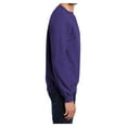 thumbnail image 3 of Yellow Rooster Men's Core Fleece Classic Crewneck Sweatshirt Purple 3XL, 3 of 6