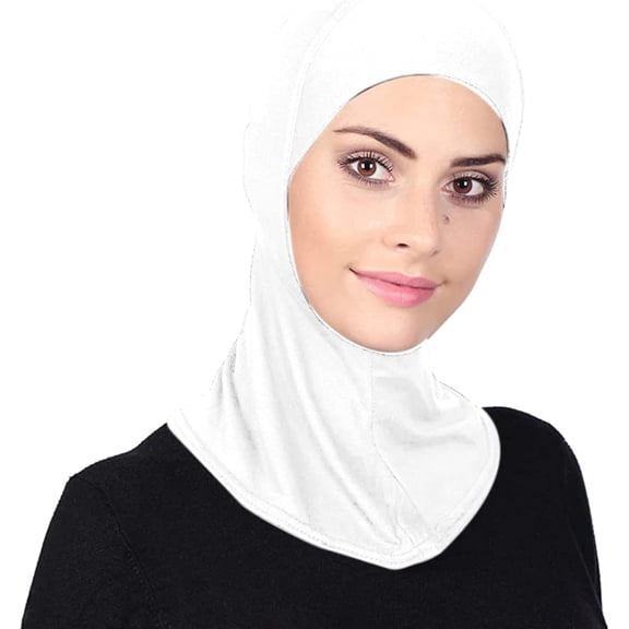 Minzimin Soft Muslim Mini Hijab Caps Full Cover Modal Islamic Underscarf Neck Head Bonnet Hat Shawl Cap Turban for Women Girls