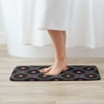 Bathroom Rugs Mat Vinyl Records Musical Notes Entryway Indoor Door