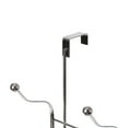 thumbnail image 5 of Chrome 6 Hook Hanger Organizer, Hang Over The Door Kitchen Vanity Towel Hook, Entryway Coat Rack, 5 of 6