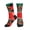 2 Black-2, variant on Men's Mexican Flag Pattern Novelty Athletic Socks Women's Digital Printing Funky Patterned Crew Socks