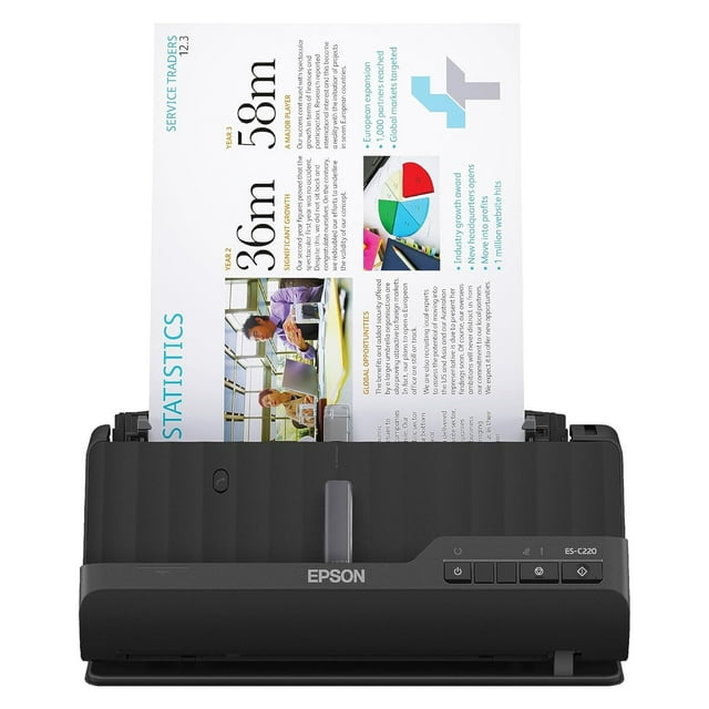 Escáner de documentos Epson Workforce ES-C220 Compact Desktop