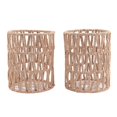 thumbnail image 1 of 2Pack Rattan Lamp Shade,5.9 X 5 Inch Handwoven Lamp Shades, 1 of 5