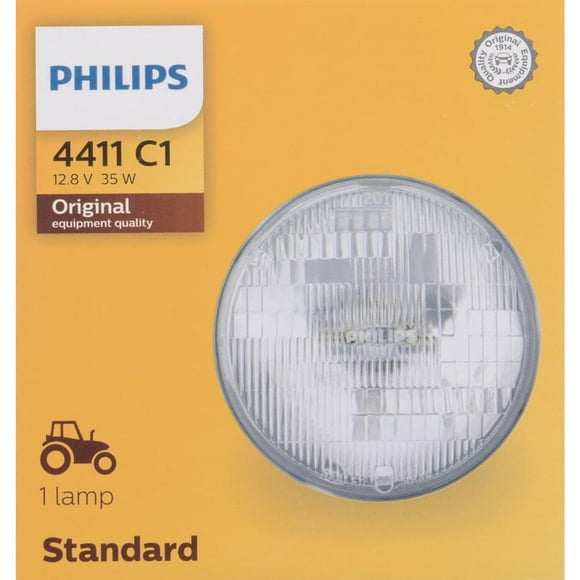 Bombilla halógena estándar Philips para automóviles, haz bajo, 35 W, 12,8 V