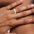 thumbnail image 3 of Pompeii Women's 14k Yellow Gold Stackable High Tapered Dome Polished Band Shiny Ring (,), 3 of 3