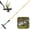 Black, variant on Iron Weeding Rake with Long Handle 2.0, Upgraded 8 Teeths Garden Weed Puller Tool Heavy Duty Gardening Tool for Lawn, Flower Beds & Soil Aeration