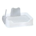 thumbnail image 6 of DOLITY Dog Toilet for Small Dogs Puppy Potty Tray Pet Accessories Pet Litter Pan Indoor white, 6 of 8